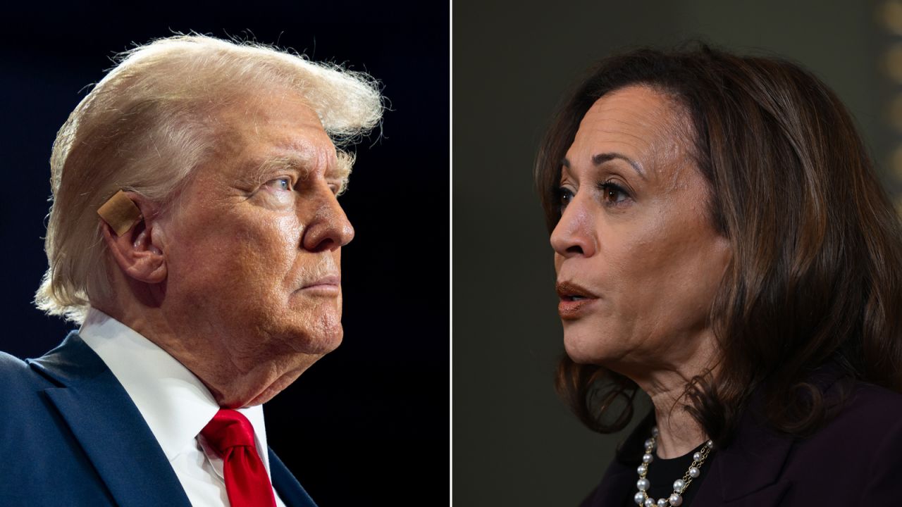 Kamala Harris and Donald trump