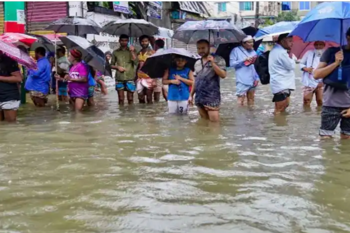 Heavy rains have triggered floods in parts of Bangladesh.