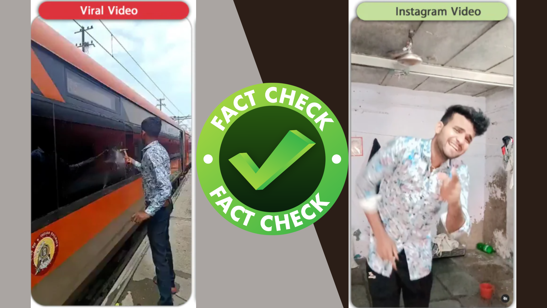 Fact Check: Viral Video of Vande Bharat Train Window Being Smashed is Misleading – No ‘Rail Jihad,’ Only Repair Work