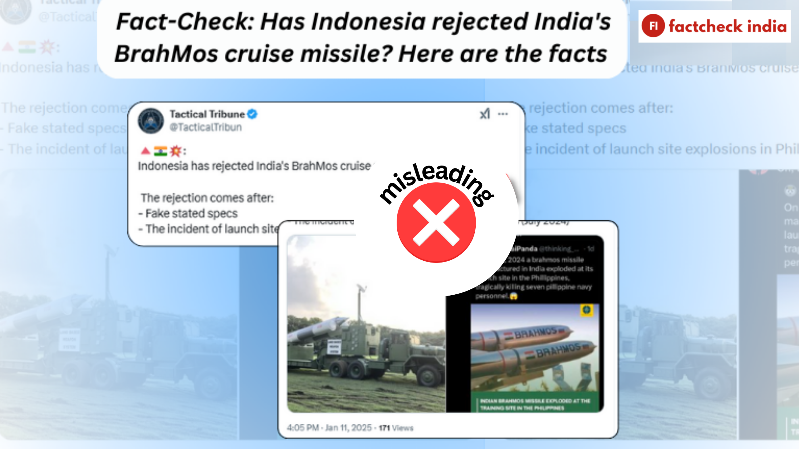 FACT CHECK: Has Indonesia Rejected India’s BrahMos Cruise Missile?