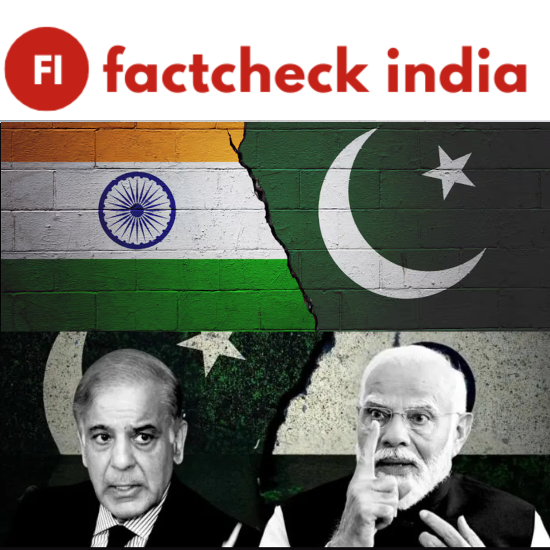 Map showing Indian airstrikes in Muzaffarabad, Kotli, and Bahawalpur in Pakistan