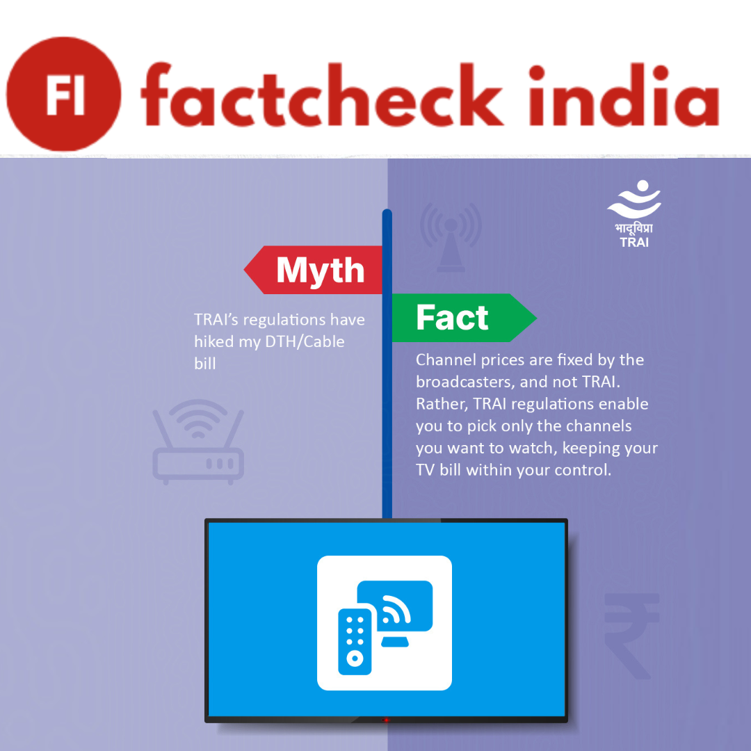 Fact Check: Did TRAI’s ‘Fact-Check’ Truly Debunk the Claim About Rising TV Prices? Not Quite.