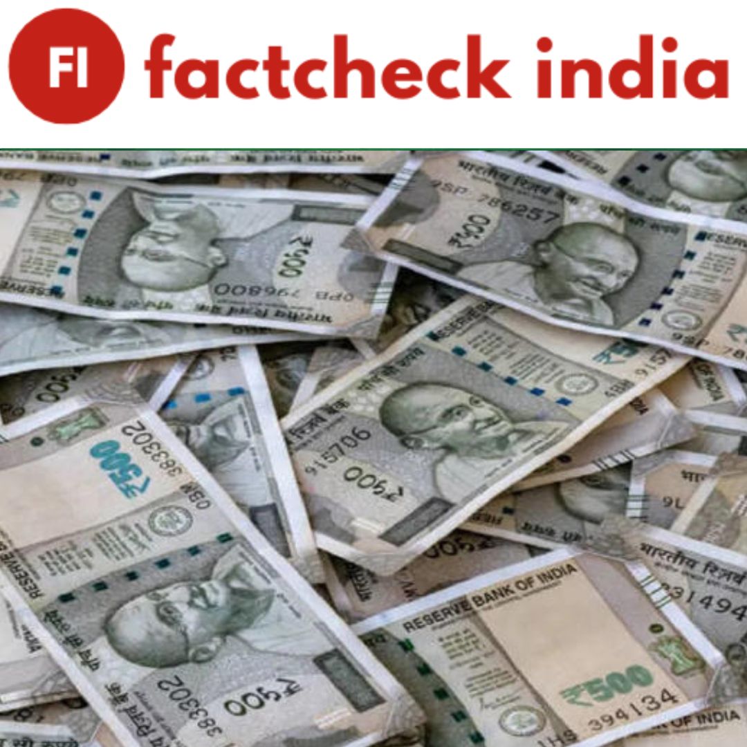 Fact-Check: PIB Rs 500 Notes Report