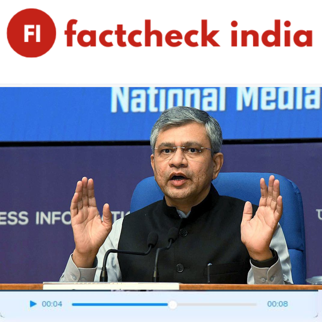 Fact Check: No, Ashwini Vaishnaw Did Not Call Chinese Robot ‘Indian,’