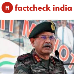 Fact Check: Did Army Chief Gen Upendra Dwivedi Admit India Shared an Iranian Ship’s Location With Israel?