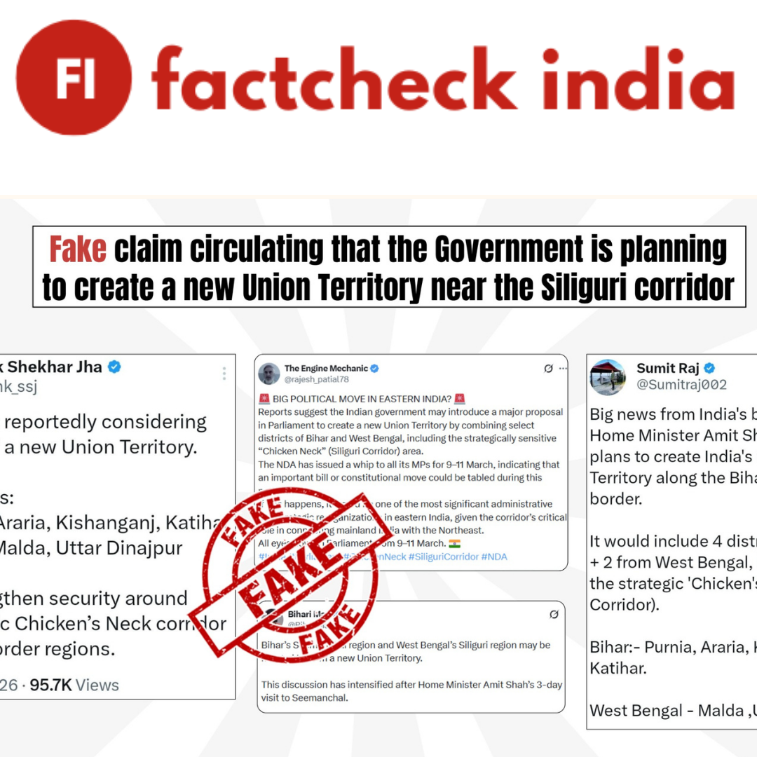 Fact Check: Is a New Union Territory Being Created on the Bihar–West Bengal Border?