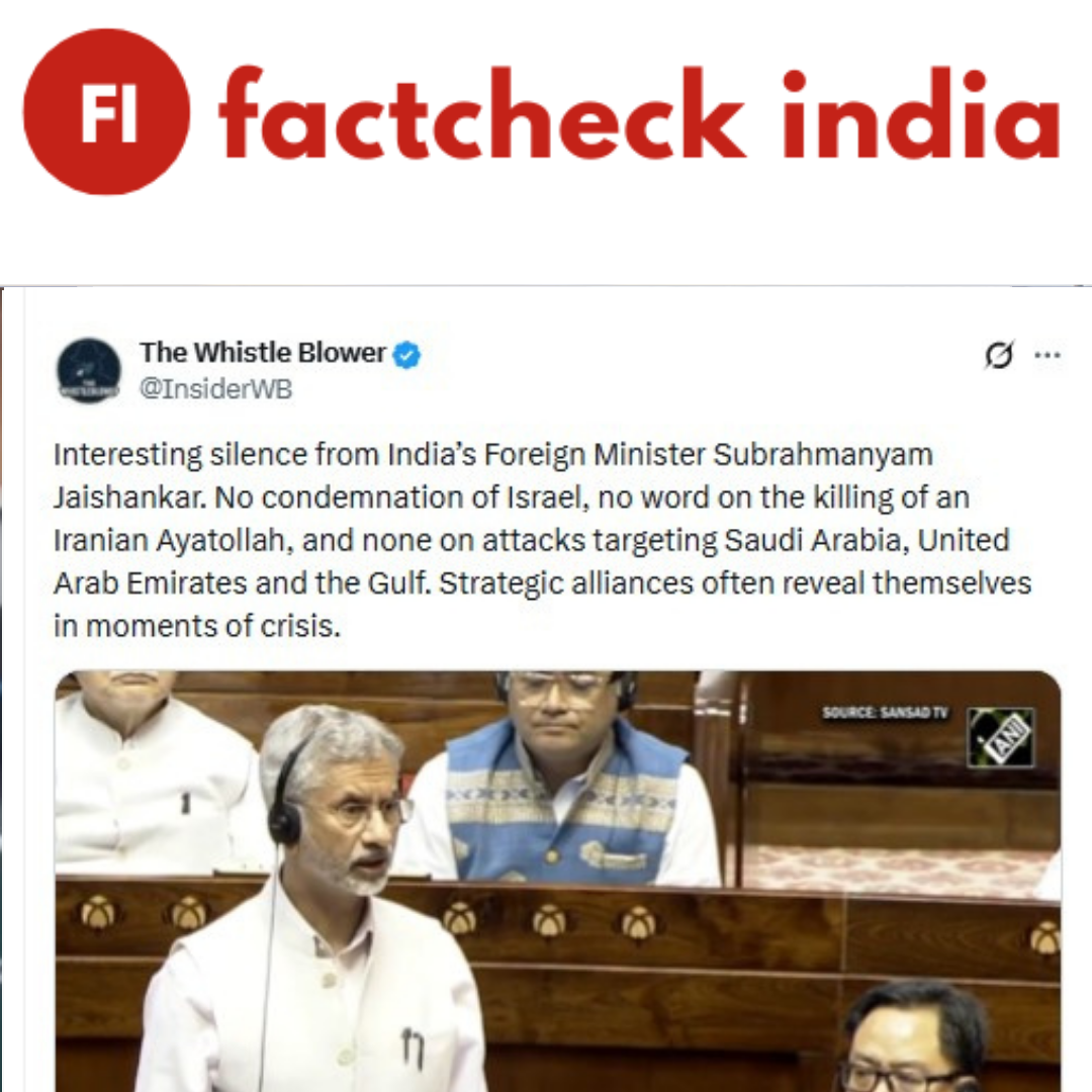 Fact Check: Viral Video Of S. Jaishankar