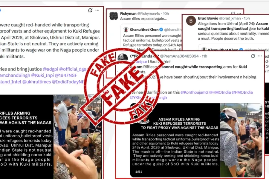 FACT CHECK: Viral Claim About Assam Rifles in Manipur