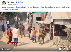 Fact Check: Bangladesh Videos Falsely Shared As ‘Army Crackdown In West Bengal Ahead Of Elections
