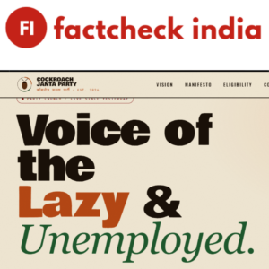 Fact Check: Is Cockroach Janata Party Founder Abhijeet Dipke Really An ‘ISI-Paid Asset’?