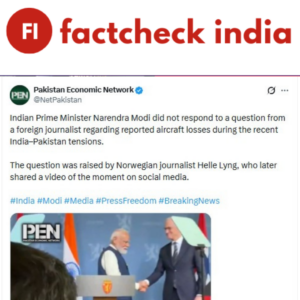 Fact Check: Did Narendra Modi Refuse To Answer Questions About Downed Indian Jets In Norway?